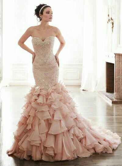 Tendencias 2017: vestidos de novia de colores - 2