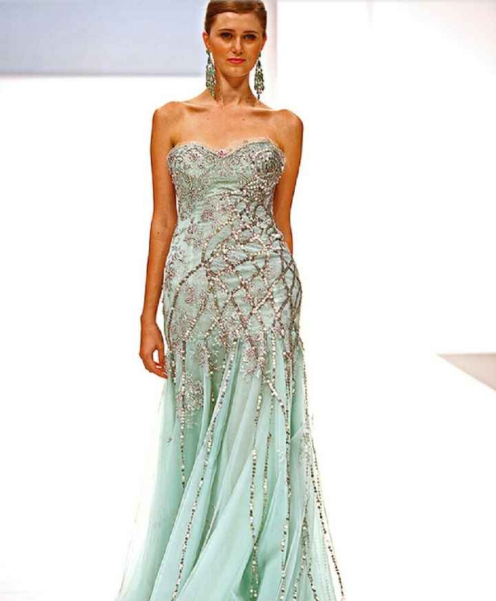 Tendencias 2017: vestidos de novia de colores - 8