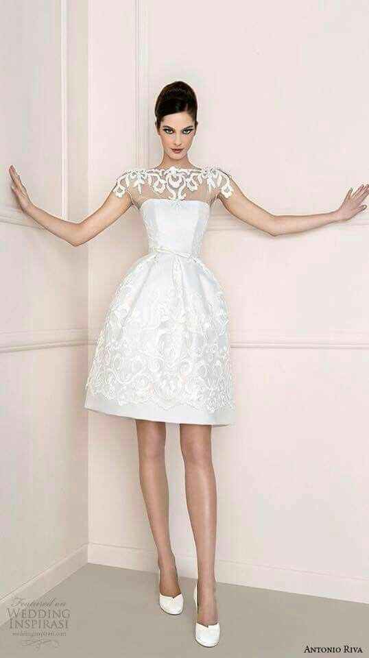 Tendencias 2017: vestidos de novia cortos - 4