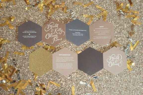 Geometric wedding ideas - 1