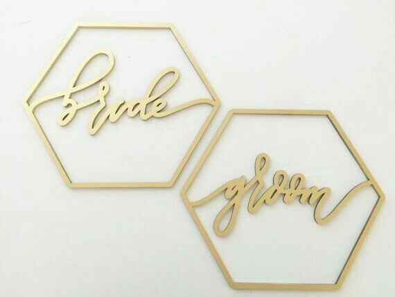 Geometric wedding ideas - 6
