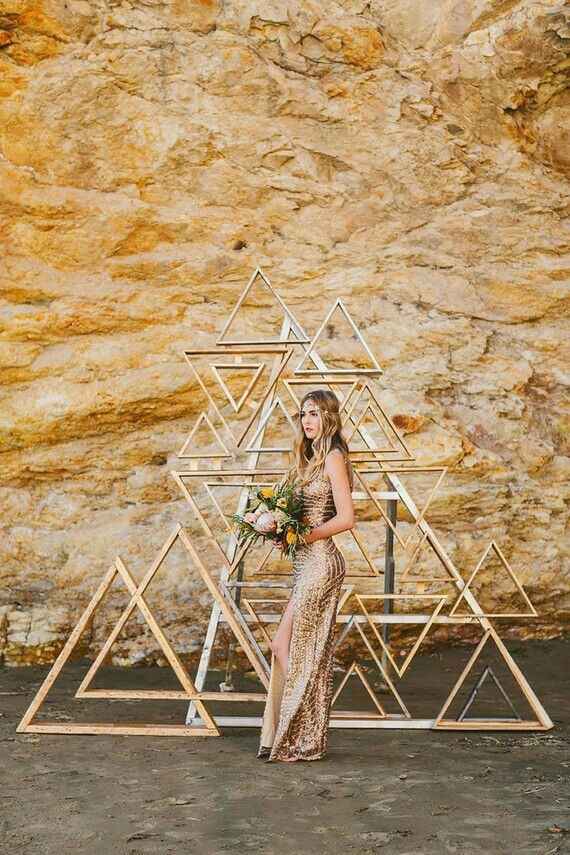 Geometric wedding ideas - 7