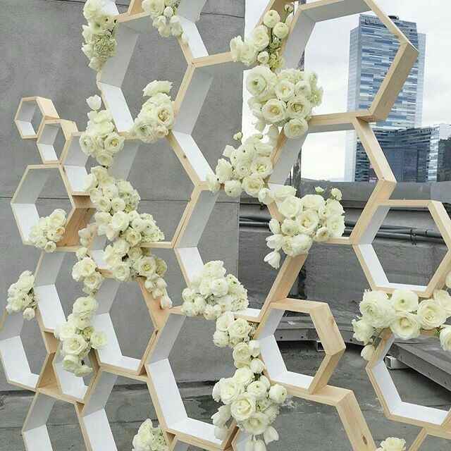 Geometric wedding ideas - 8