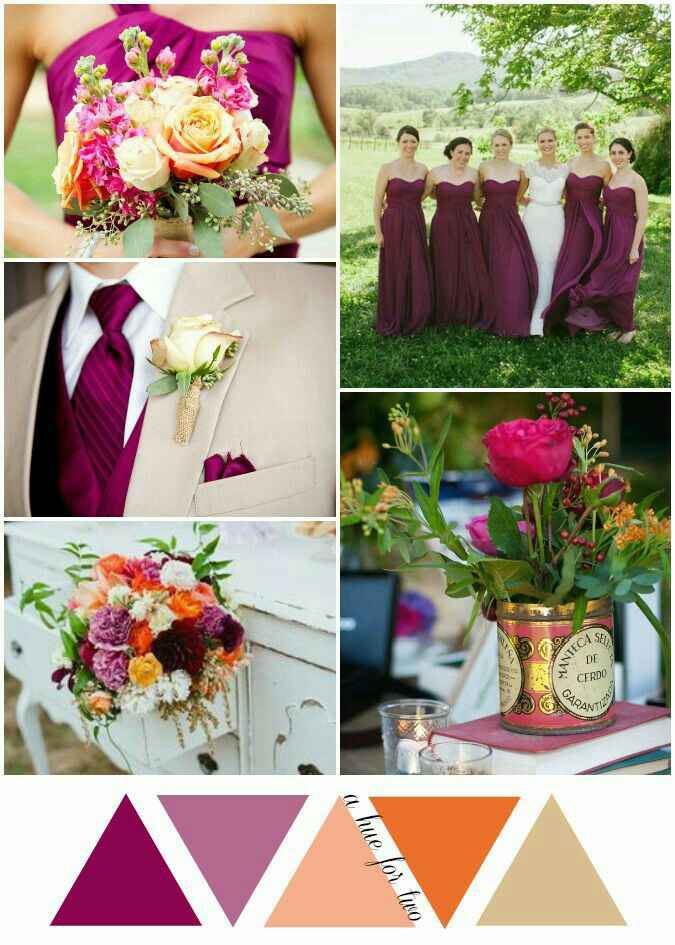 Boda color sangria ideas para el gran día. - 3