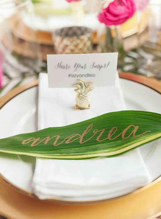 Boda temática hawaiana/tropical - 23