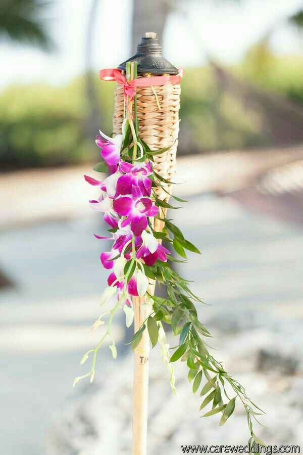 Boda temática hawaiana/tropical - 24
