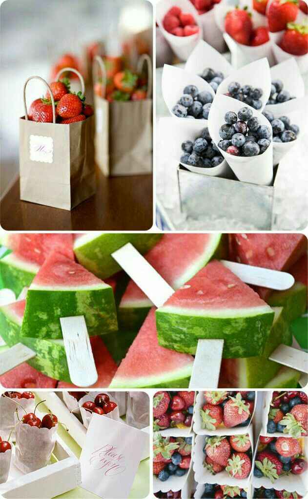 Refrescante fruta en tu boda - 1