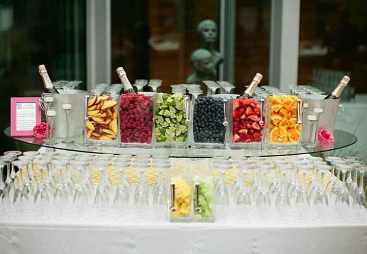 Refrescante fruta en tu boda - 4