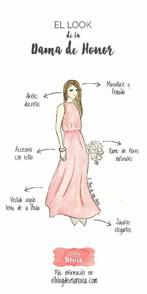 El look de la dama de honor - 1