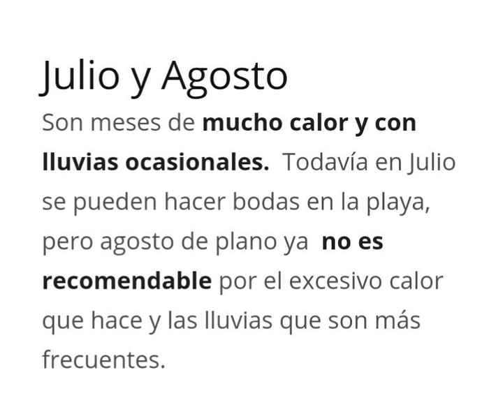 ¿cuál es el mejor mes para una boda en la playa? - 9