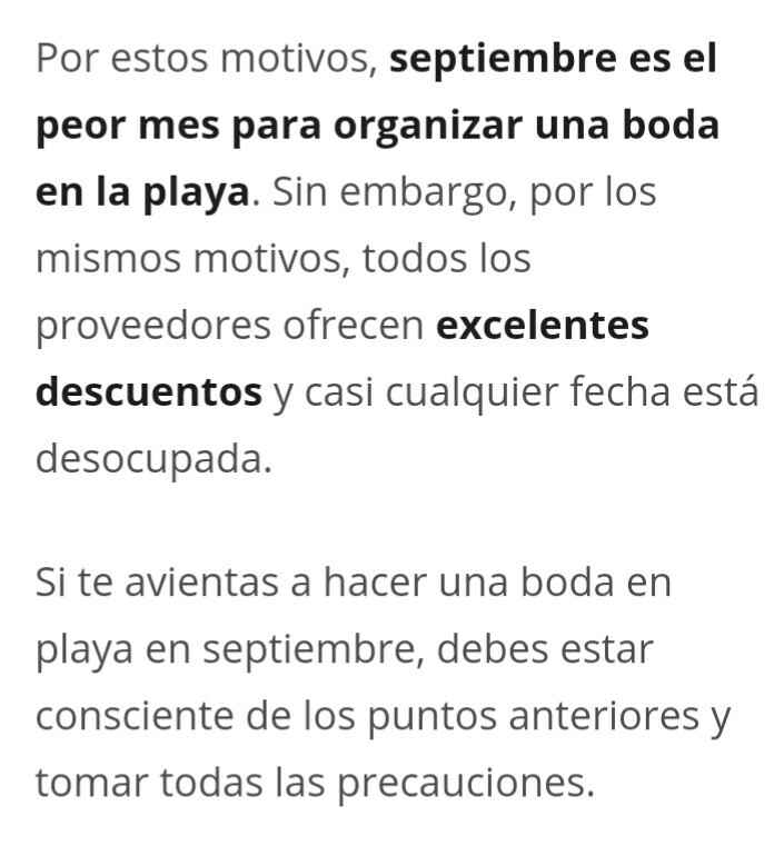 ¿cuál es el mejor mes para una boda en la playa? - 11