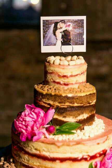 Polaroid cake topper - 2