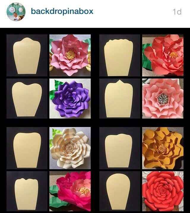 Flores de papel - 1