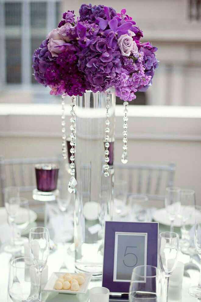 Bodas en tonos morados - 1
