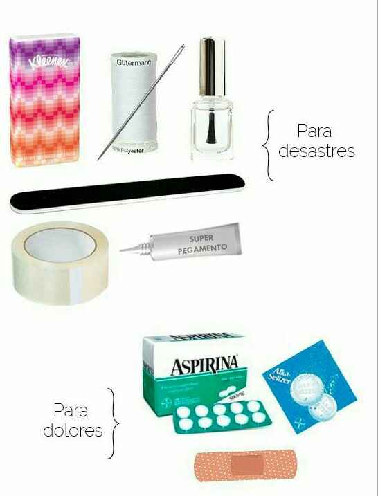 Kit de emergencia para la novia 👰 - 2
