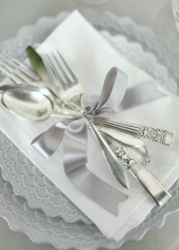 Boda en color gris/plata/blanco - 2