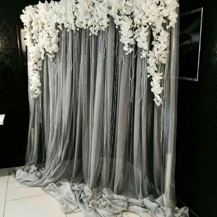 Boda en color gris/plata/blanco - 7