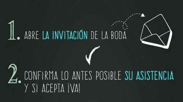 Los 13 mandamientos de los invitados de boda. - 1