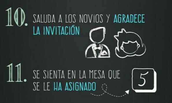 Los 13 mandamientos de los invitados de boda. - 5
