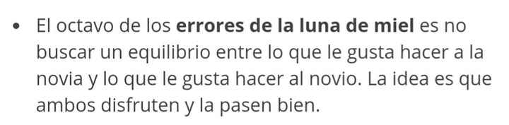 10 errores de la luna de miel. - 15