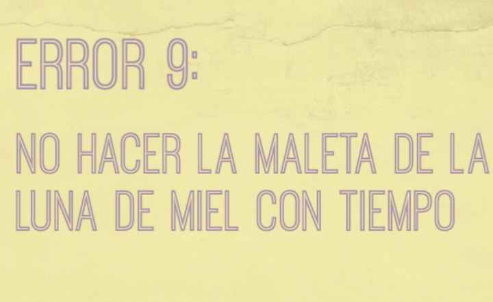 10 errores de la luna de miel. - 18