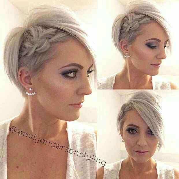 16 peinados para cabello corto - 11