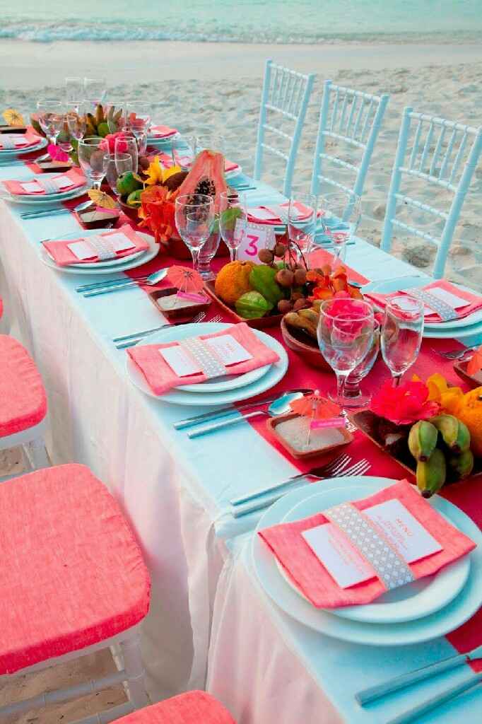 Combinación de flores y frutas para centros de mesa. - 8