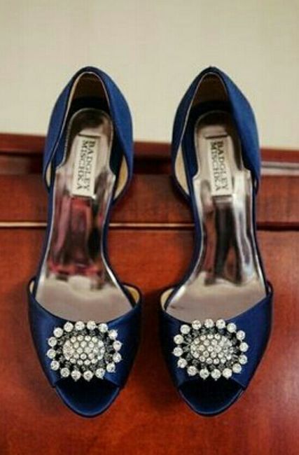 Zapatos de novia en azul, qué opinan? - 2