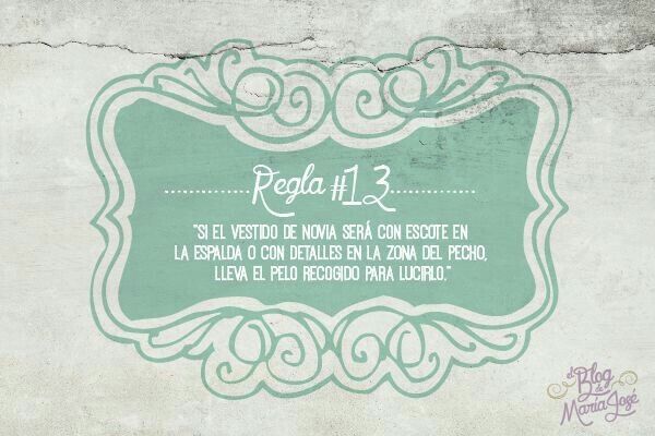 Reglas en la organización de la boda - 5