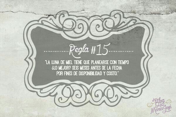 Reglas en la organización de la boda - 7