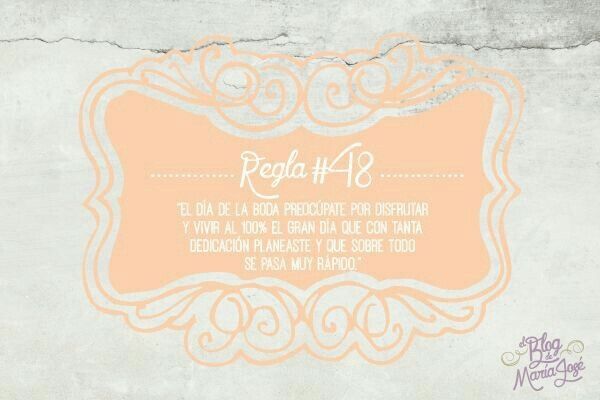 Reglas en la organización de la boda - 14