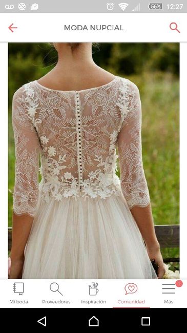 Vestidos de novia de dos piezas - 1