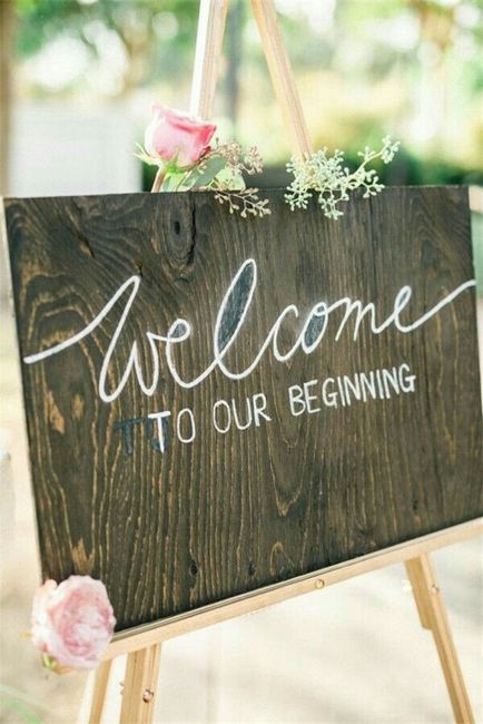 Wedding signs - 1