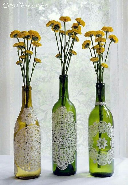 Decoración con botellas - 9