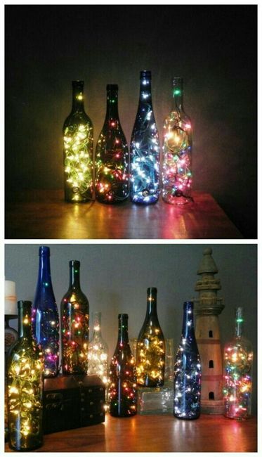 Decoración con botellas - 18
