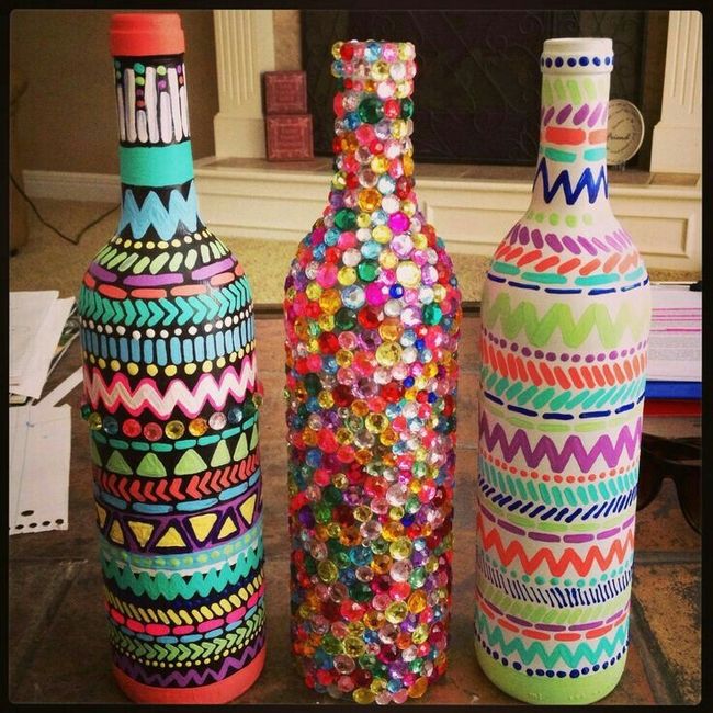 Decoración con botellas - 22