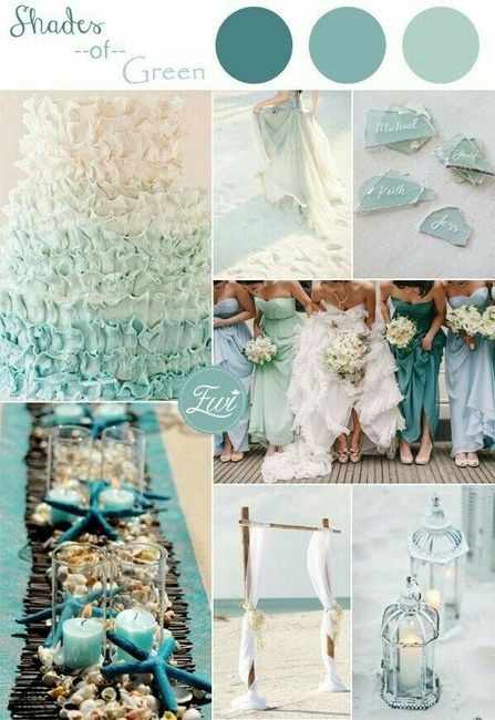 Que color elegirían para una boda de playa - 3