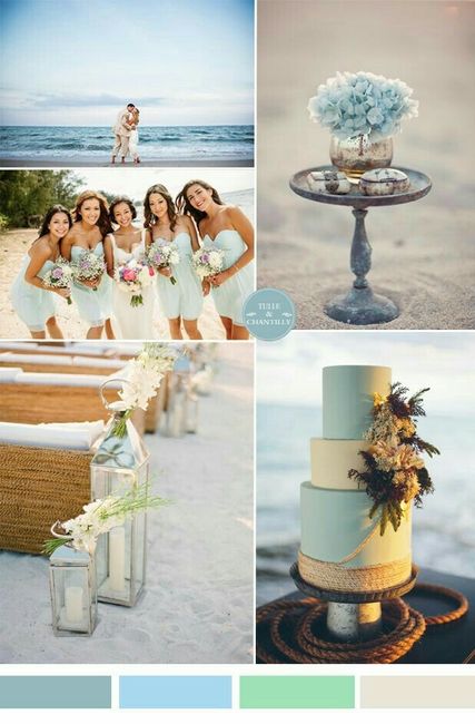 Que color elegirían para una boda de playa - 5