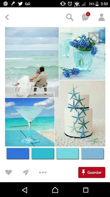 Que color elegirían para una boda de playa - 6