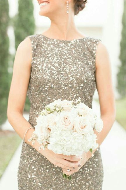 Vestidos metálicos para damas de honor - 12