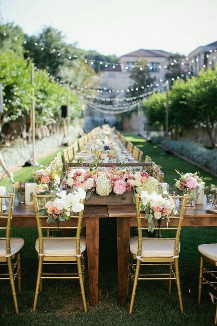 Long wedding tables - 1