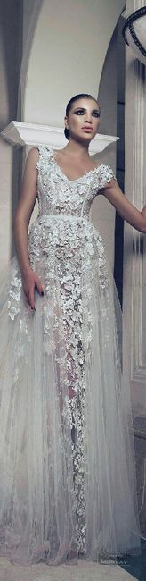 Tendencias 2017: vestidos de novia con flores 3d - 7