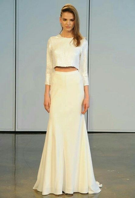 Tendencias 2017: vestidos de novia de 2 piezas - 8