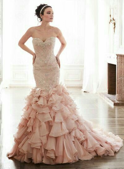 Tendencias 2017: vestidos de novia de colores - 2