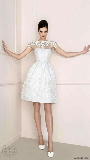 Tendencias 2017: vestidos de novia cortos - 4