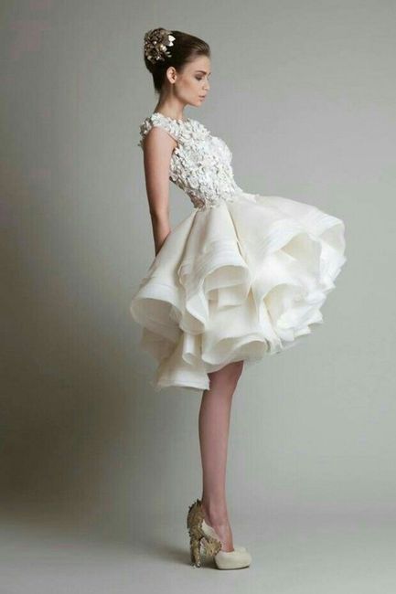 Tendencias 2017: vestidos de novia cortos - 8