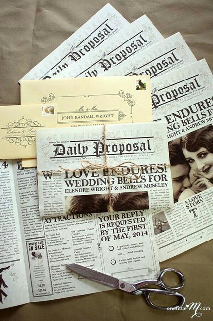 10 invitaciones originales - 7