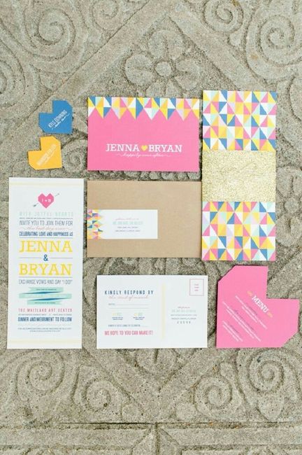 Geometric wedding ideas - 2