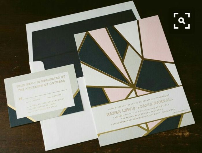 Geometric wedding ideas - 3
