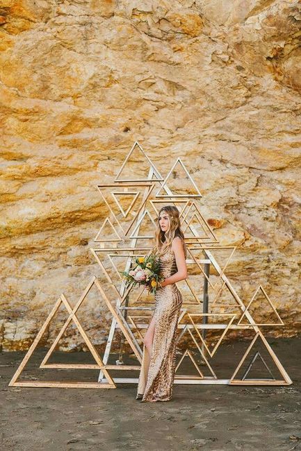 Geometric wedding ideas - 7